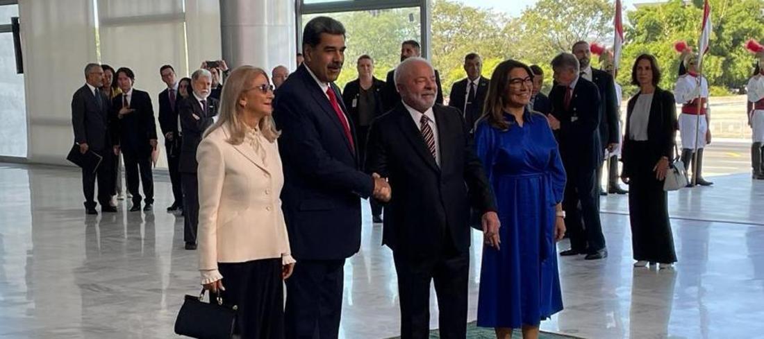 Lula recebe Nicolás Maduro no Palácio do Planalto; programação inclui almoço especial (Augusto Fernandes/R7)